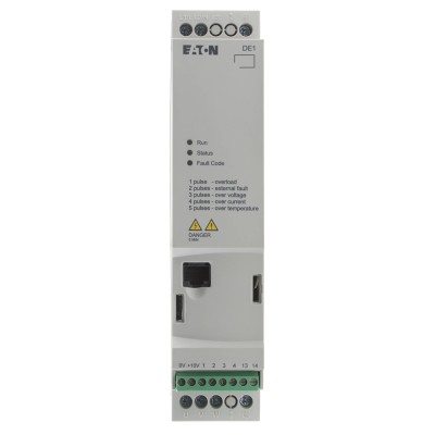 Eaton Variable Speed Starter PowerXL DE11 Series, 1.5 kW, 230 V AC, 1 Phase, 7 A DE11