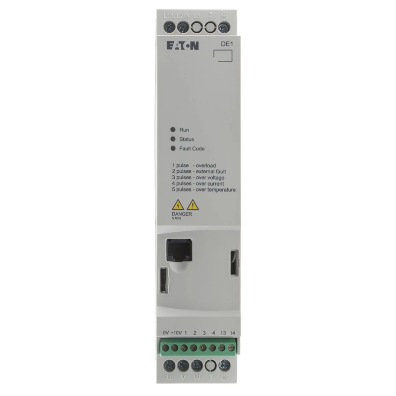 Eaton Variable Speed Starter PowerXL DE11 Series, 1.5 kW, 230 V AC, 1 Phase, 7 A DE11