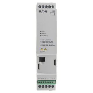 Eaton Variable Speed Starter 370 W 480V AC 3 Phase DIN Rail Mount DE11
