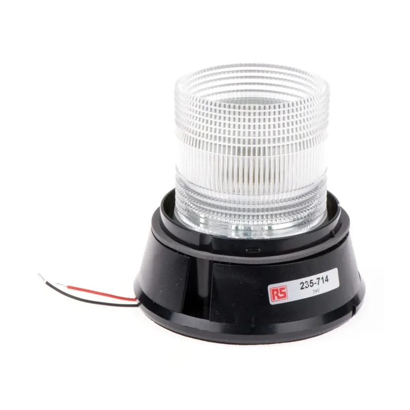RS PRO Beacon 24V DC Flashing Surface Mount Incandescent Bulb IP56 235-714