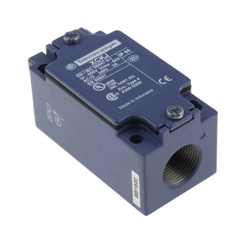 Telemecanique Sensors OsiSense XC Series Roller Lever Limit Switch 1 NO/1 NC IP66 Zinc Alloy Housing 240V AC 3A 