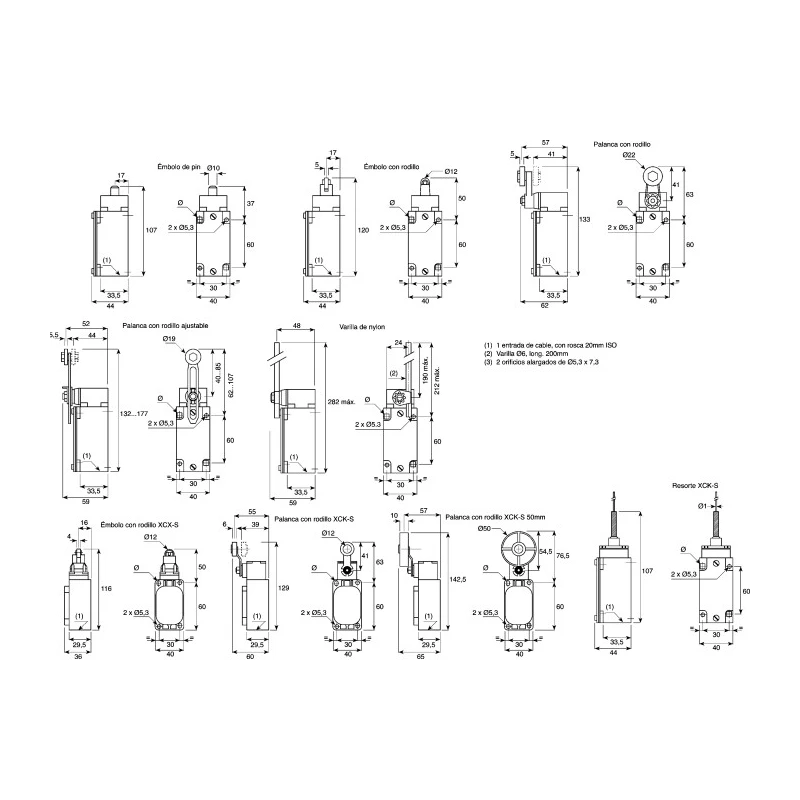 Telemecanique Sensors XCKJ Series Roller Plunger Limit Switch, 1 NO/1 NC, IP66, Zamak Housing, 240V AC, 3A 