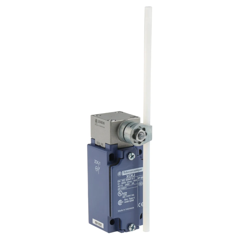 Telemecanique Sensors OsiSense XC XCKJ Series Rod Limit Switch 1 NO/1 NC IP66 Zinc Alloy Housing 240V AC 3A 