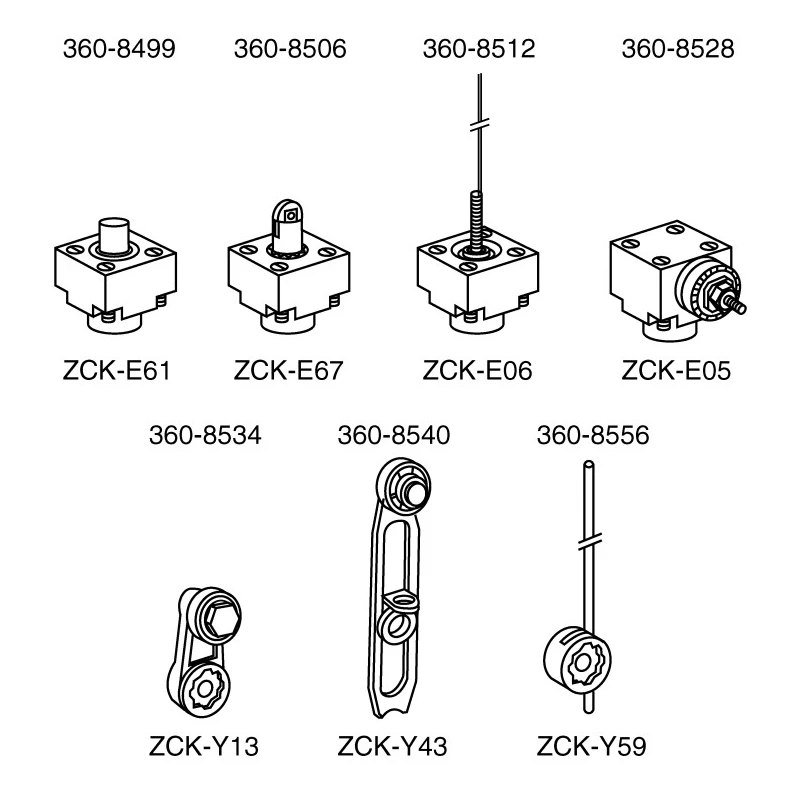 Telemecanique Sensors OsiSense XC XCKJ Series Rod Limit Switch 1 NO/1 NC IP66 Zinc Alloy Housing 240V AC 3A 