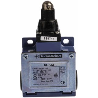 Telemecanique Sensors OsiSense XC Series Roller Plunger Limit Switch, 1 NO/1 NC, IP66, Zamak Housing, 240V AC, 3A