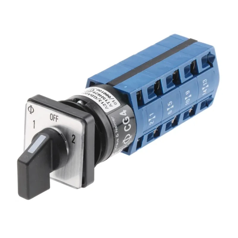 Kraus & Naimer 3 Position 4 Poles Rotary Knob Actuator 10 A, IP65, IP42 CG4.A213/GBA001.EF