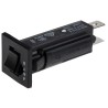 TE Connectivity 0.25 to 20 A Thermal Circuit Breaker 8A Current Rating 1-Pole Panel Mount W28-XQ1A-8