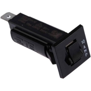 TE Connectivity W28 Thermal Circuit Breaker 10A Current Rating 1-Pole Panel Mount W28-XQ1A-10