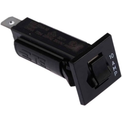 TE Connectivity W28 Thermal Circuit Breaker 10A Current Rating 1-Pole Panel Mount W28-XQ1A-10