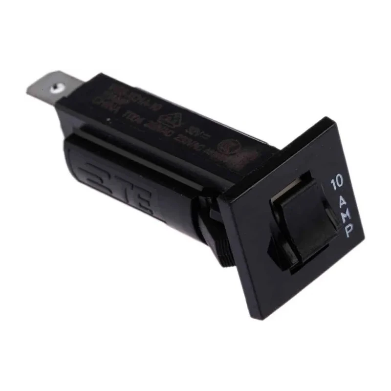 TE Connectivity W28 Thermal Circuit Breaker 10A Current Rating 1-Pole Panel Mount W28-XQ1A-10