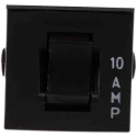 TE Connectivity W28 Thermal Circuit Breaker 10A Current Rating 1-Pole Panel Mount W28-XQ1A-10