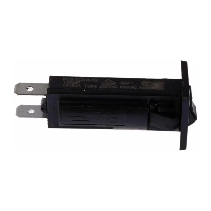 TE Connectivity W28 Thermal Circuit Breaker 10A Current Rating 1-Pole Panel Mount W28-XQ1A-10