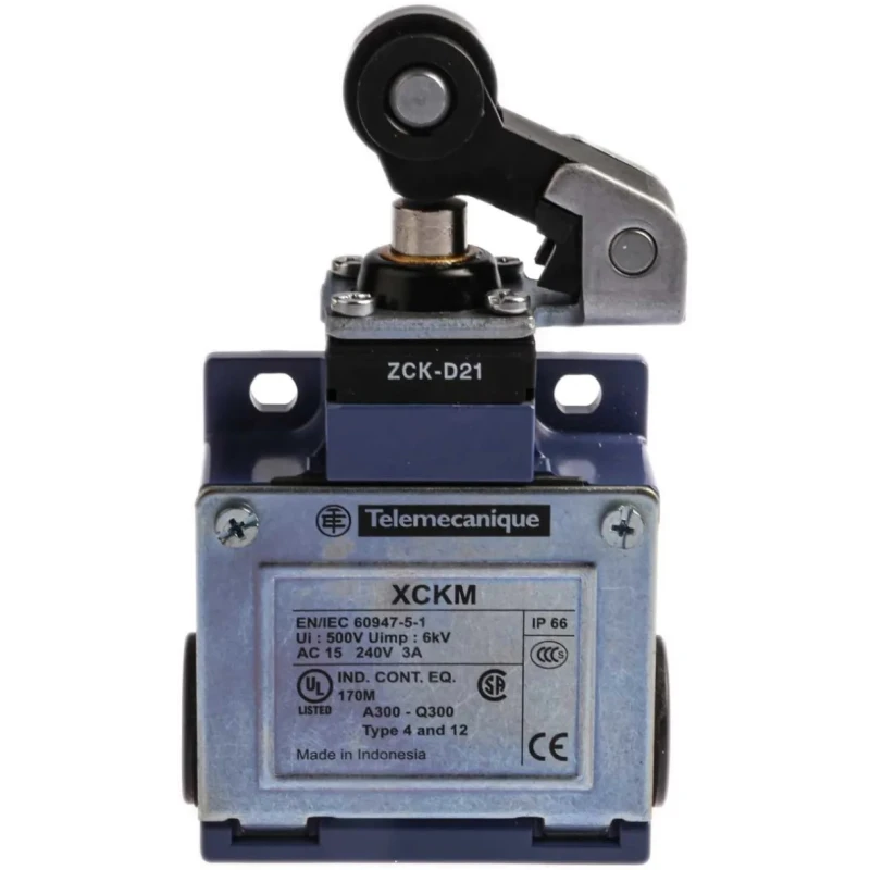 Telemecanique Sensors OsiSense XC Series Roller Plunger Limit Switch, 1 NO/1 NC Contact, , Zinc Alloy Housing, 240V AC IP66