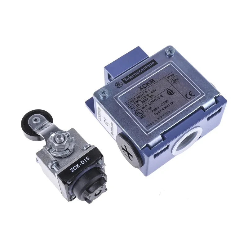 Telemecanique Sensors OsiSense XC Series Roller Lever Limit Switch, 1 NO/1 NC, IP66, Zinc Alloy Housing, 240V AC, 3A 