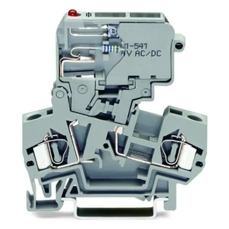 WAGO 281 Series Fuse Terminal Block Grey 4mm² 1-Level Fused Cage Clamp 281-622/281-541
