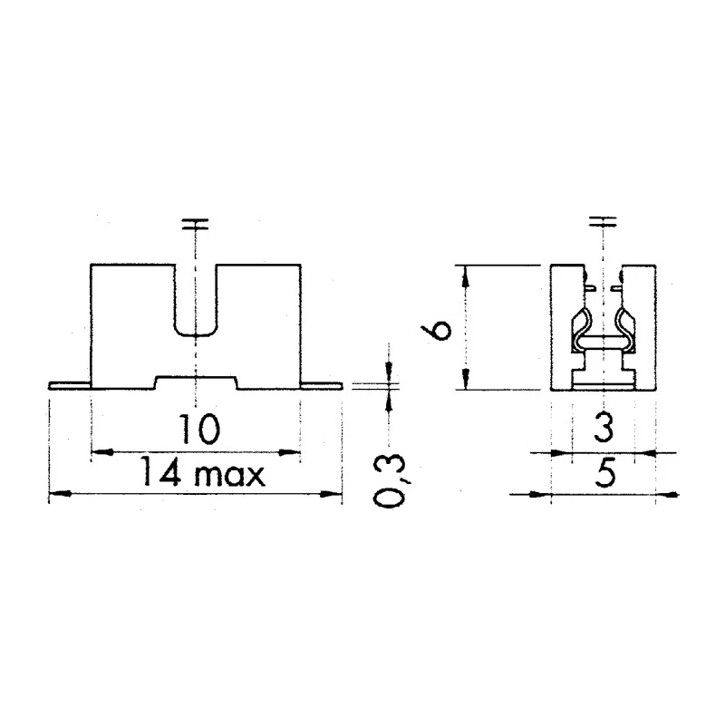 Schurter Non-Resettable Fuse Fast Acting 2A 125 V AC 125 V DC Ceramic Body 7mm Depth 7010.9830.63