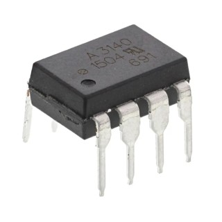 Broadcom DC Input Isolated Gate Driver Optocoupler, Through Hole, 8-Pin DIP HCPL-3140-000E