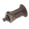 RS PRO M16 Thread Size Indexing Plunger, 54 mm Length, Burnished Steel with Hardened Steel Plunger 237-388