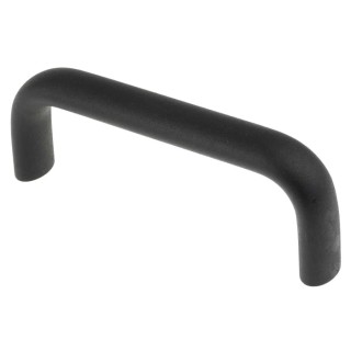 RS PRO Black Plastic Coated Aluminium Arch Shape Handle 51 mm Height, 20 mm Width, 141 mm Length 237-463