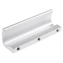 RS PRO Anodised Aluminium Carrying Handle Silver Finish, 110mm Width, 32mm Height 237-457