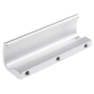 RS PRO Anodised Aluminium Carrying Handle Silver Finish, 110mm Width, 32mm Height 237-457