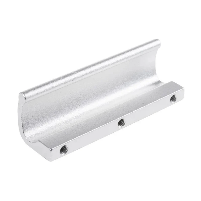 RS PRO Anodised Aluminium Carrying Handle Silver Finish, 110mm Width, 32mm Height 237-457