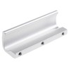RS PRO Anodised Aluminium Carrying Handle Silver Finish, 110mm Width, 32mm Height 237-457