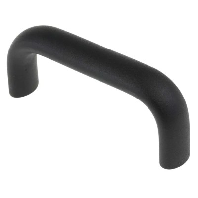 RS PRO Black Aluminium Handle 47mm Height, 20mm Width, 113mm Length 237-435