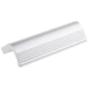 RS PRO Anodised Aluminium Carrying Handle Silver Finish, 110mm Width, 32mm Height 237-457