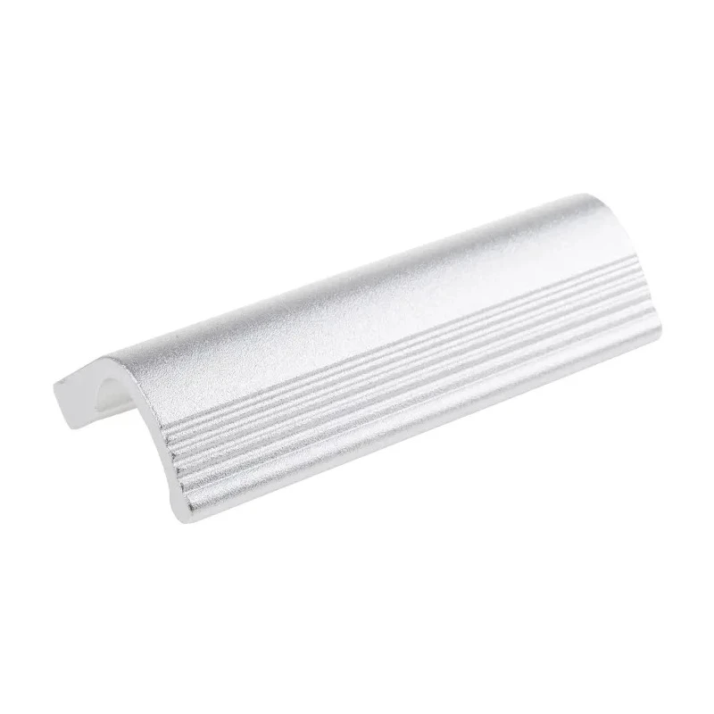 RS PRO Anodised Aluminium Carrying Handle Silver Finish, 110mm Width, 32mm Height 237-457