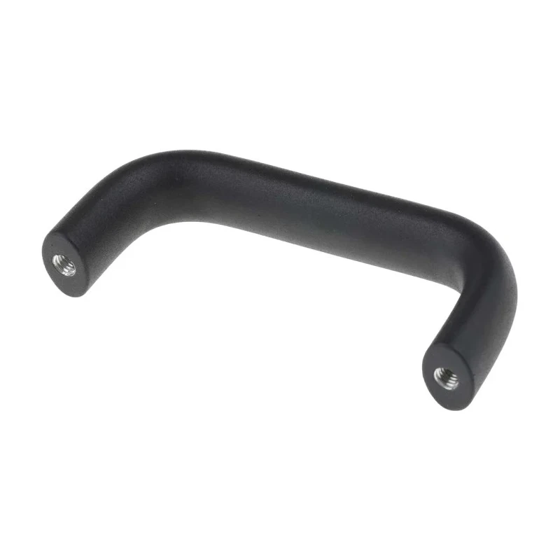 RS PRO Black Aluminium Handle 47mm Height, 20mm Width, 113mm Length 237-435