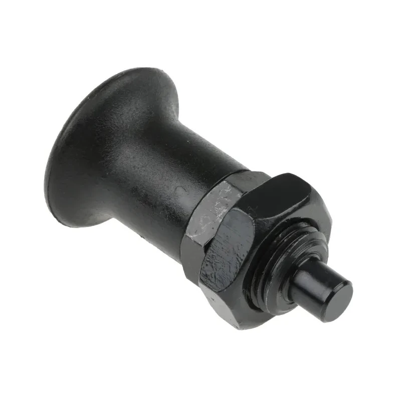 RS PRO M16 Index Plunger, 54 mm Long, Burnished Steel with Hardened Steel Plunger, Plastic Knob 237-429