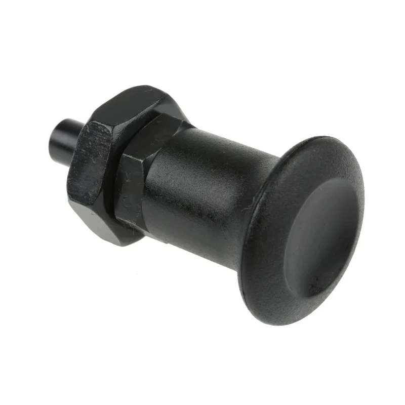 RS PRO M16 Index Plunger, 54 mm Long, Burnished Steel with Hardened Steel Plunger, Plastic Knob 237-429
