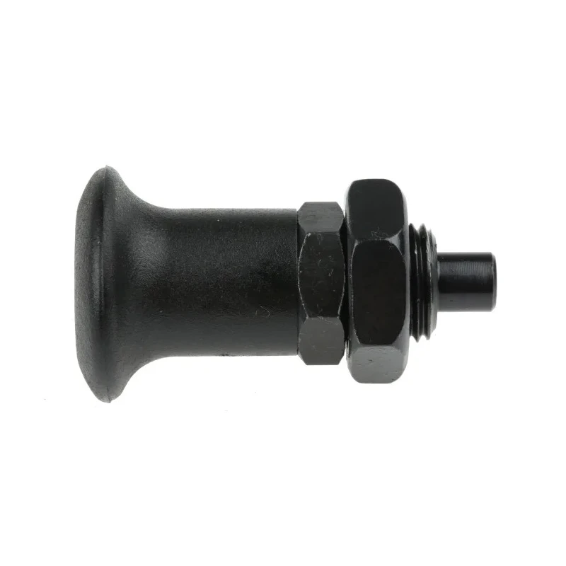 RS PRO M16 Index Plunger, 54 mm Long, Burnished Steel with Hardened Steel Plunger, Plastic Knob 237-429