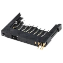 Yamaichi 9 Way Right Angle SD Memory Card Connector Solder Surface Mount FPS009-3202-BL