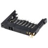 Yamaichi 9 Way Right Angle SD Memory Card Connector Solder Surface Mount FPS009-3202-BL
