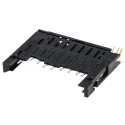 Yamaichi 9 Way Right Angle SD Memory Card Connector Solder Surface Mount FPS009-3202-BL