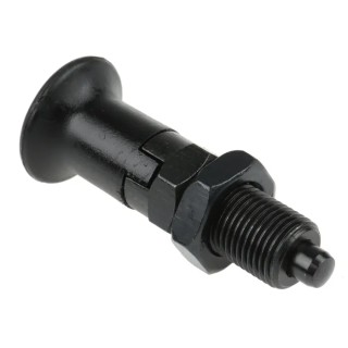RS PRO Burnished Steel M16 Index Plunger 75.5 mm Long 237-794