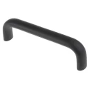 RS PRO Black Aluminium Arch Shape Handle 57 mm Height, 26 mm Width, 209 mm Length 237-693