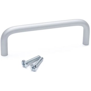 RS PRO Anodised Silver Aluminium Arch Shape Drawer & Cabinet Handle 34 mm Height, 8 mm Width, 108 mm Length 237-867