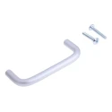 RS PRO Anodised Silver Aluminium Arch Shape Drawer & Cabinet Handle 34 mm Height, 8 mm Width, 108 mm Length 237-867