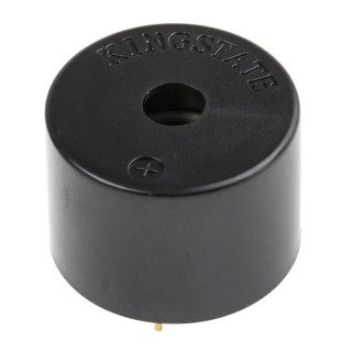 RS PRO 83 dB Through Hole Continuous Internal 24 mm Diameter Piezo Buzzer Component 3V dc Min 20V dc Max 238-038