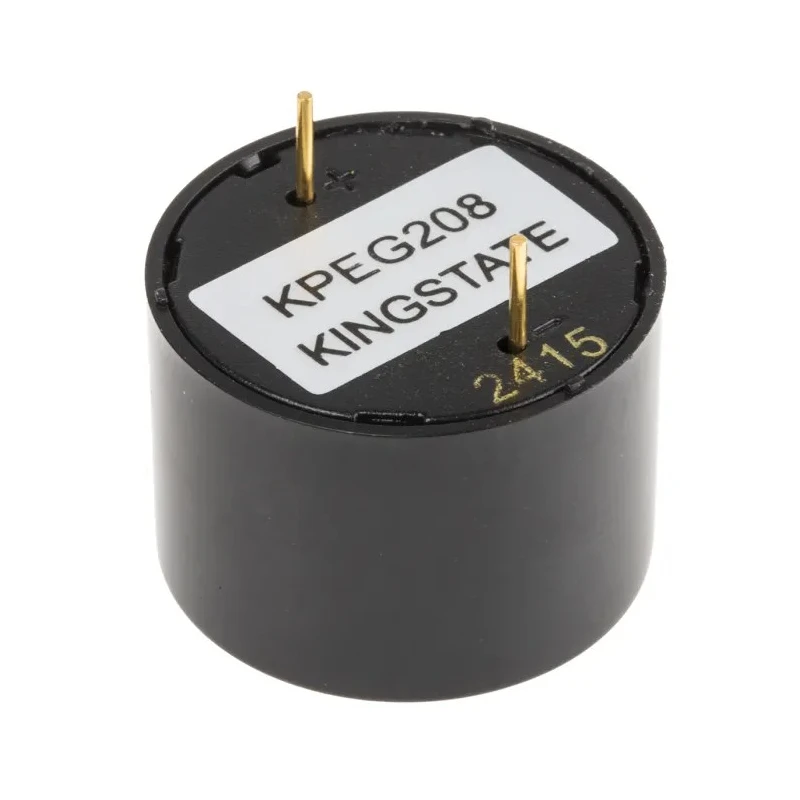 RS PRO 83 dB Through Hole Continuous Internal 24 mm Diameter Piezo Buzzer Component 3V dc Min 20V dc Max 238-038
