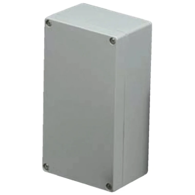 Takachi Electric Industrial Die Cast Aluminium Grey Lid Enclosure IP67 60 mm x 90 mm x 90 mm BDN9-9-6G