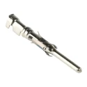 TE Connectivity Male Crimp Circular Connector Contact, Contact Size 16, Wire Size 16-18 AWG, Tin over Nickel 1-66099-5