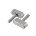 NEUTRAL Silver Stainless Steel Wing Clamping Knob M8 Threaded Stud 36 mm Diameter 32 mm Thread Length 237-344