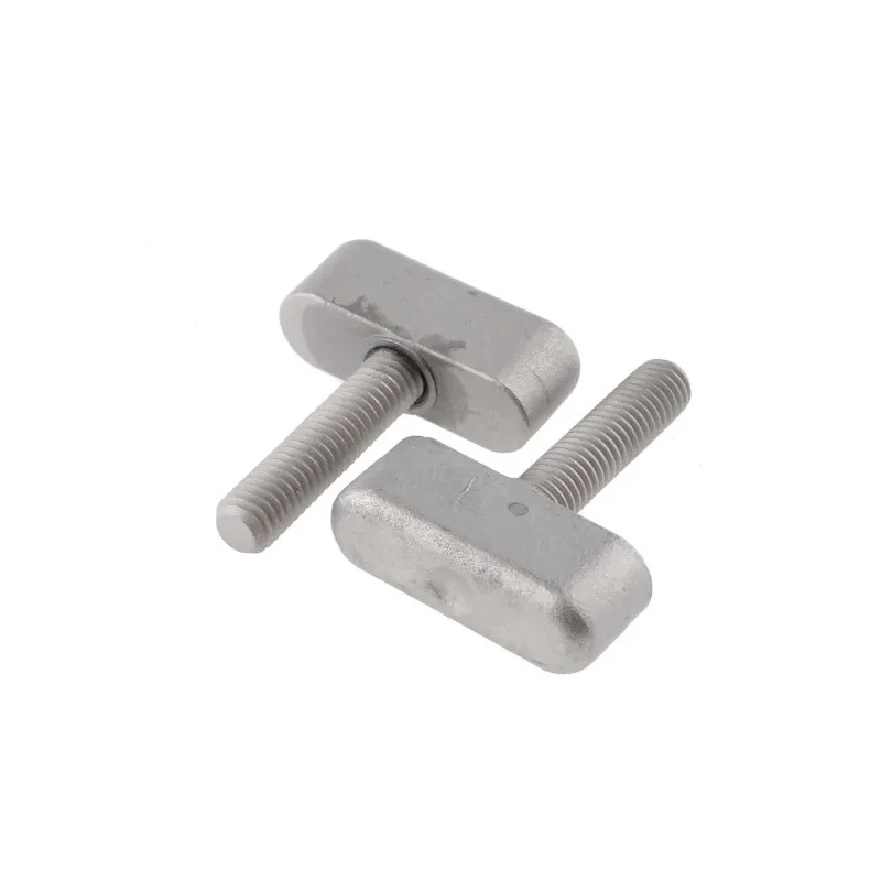 NEUTRAL Silver Stainless Steel Wing Clamping Knob M8 Threaded Stud 36 mm Diameter 32 mm Thread Length 237-344