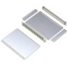 Takachi Electric Industrial Silver Aluminium Enclosure External 50mm Height 180mm Length 128mm Width HIT13-5-18SS
