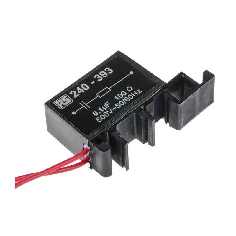 RS PRO RC Network Capacitor Mains Protector DIN Rail Mount 500V Maximum Voltage 240-393