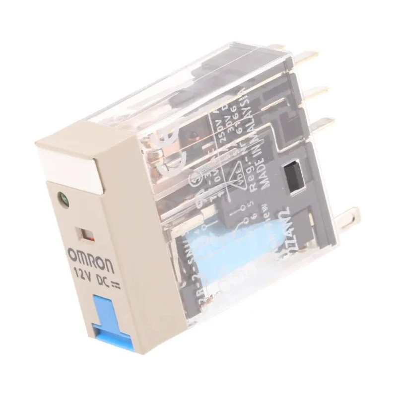 Omron Power Relay, 12V DC Coil Voltage, 5A Switching Current, DPDT Contact Configuration, Plug-In G2R-2-SNI 12VDC (S)